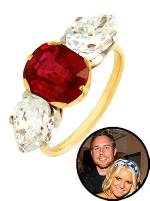 See Jane Wed Diamond Debate Jessica Simpson S Engagement Ring