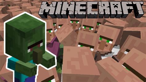 Minecraft 1000 Villagers Vs Baby Zombie Youtube