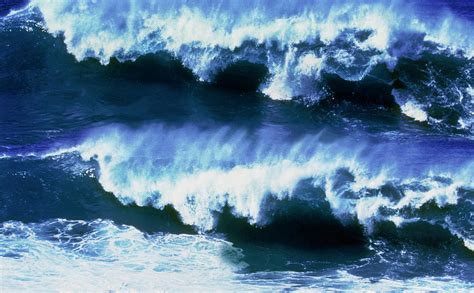Ocean Waves Breaking Photograph By Geoff Tompkinsonscience Photo Library