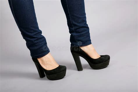Black High Heels Stock Image Image Of Legs Accessory 46242987