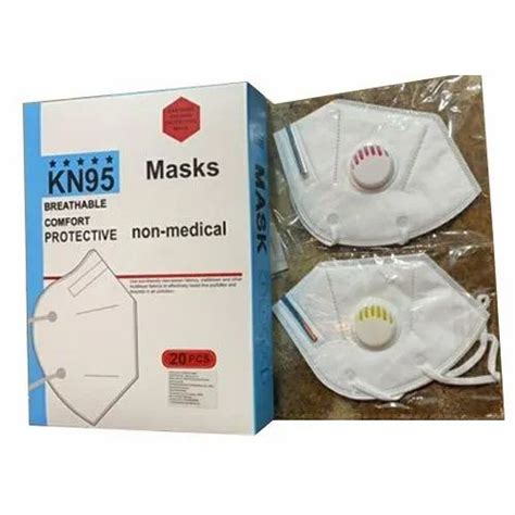 Reusable White N95 Kn95 Ffp2 Respirator Mask Number Of Layers 5 Layer