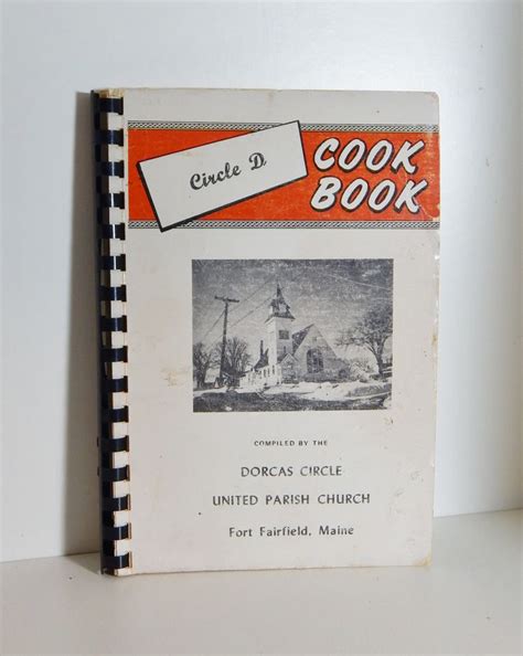 Vintage Cook Book Church Cookbook From Maine 1971 Recipes Ephemera