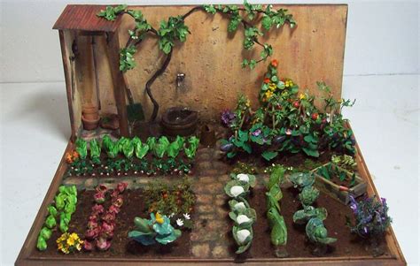 Doll House Miniature Garden Reserved For Susanna Etsy Dollhouse