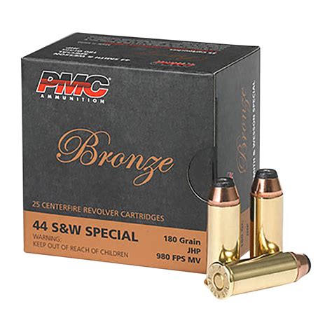 Pmc Ammunition Inc Bronze 44 Special Handgun Ammo Brownells