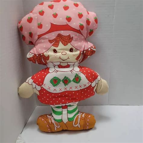 Handmade Strawberry Shortcake Doll Craft 18 Girl Cute 80s Nostalgia