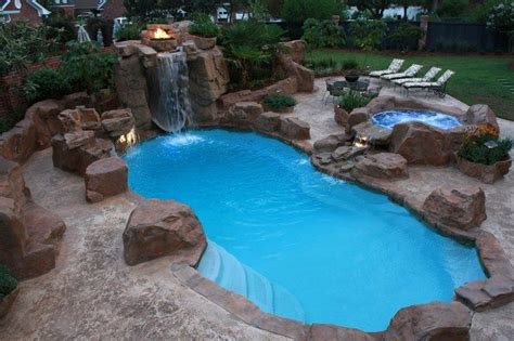 Pool Waterfall Ideas You Can Recreate In Your Backyard Decor Around