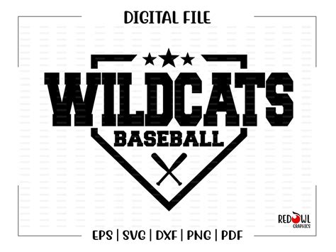 Baseball Svg Wildcat Baseball Svg Wildcat Wildcats Baseball Svg