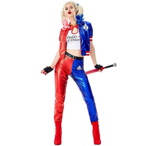Buy Harley Quinn Costume Women Unleash Your Inner Superhero Christmas
