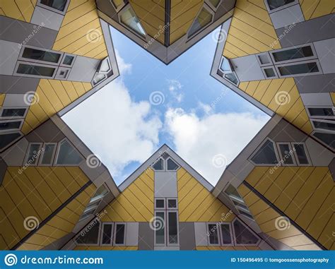 Cube Houses In Rotterdam Designed By Piet Blom Editorial Image Image