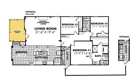 Although these homes look like a single unit when what floor plans and sizes are available? Legacy Housing Double Wides - Floor Plans