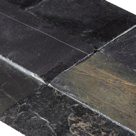 Gauged slate floor and wall tile. Black Natural Slate Tile | Tiles, Flooring, Slate