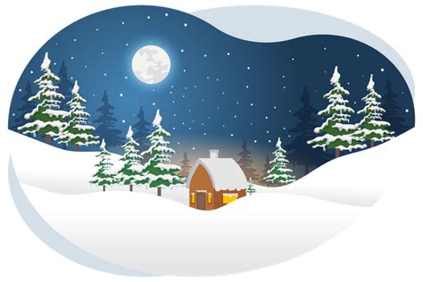 Best Premium Christmas Night Illustration Download In Png And Vector Format