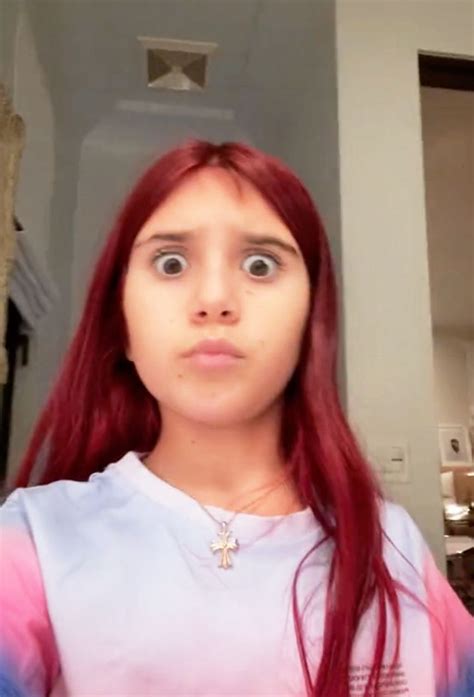 Penelope Disick Shows Off Her Red Hair Transformation In New Tiktok