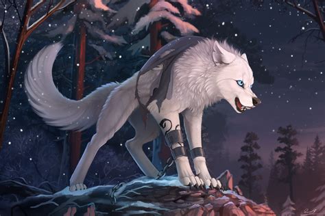 Pin By André Rah On Wolves Fantasy Wolf Anime Wolf Canine Art