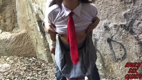 Hot Mexican Schoolgirl Skips Class To Get Fucked In The Woods Part 1