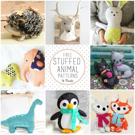 Adorable Free Stuffed Animal Patterns