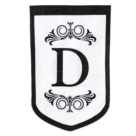 Evergreen Enterprises Inc Regalia Monogram Garden Flag