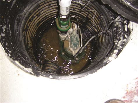 Drain Or Sump Pump Installed In Basements Or Crawlspaces