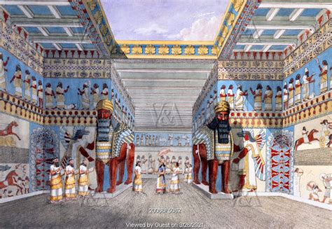 Reconstruction Of The Throne Room In The Palace Of Ashurnasipal II At