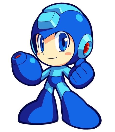 Megaman Mega Man Desenho Super Mario Chibi