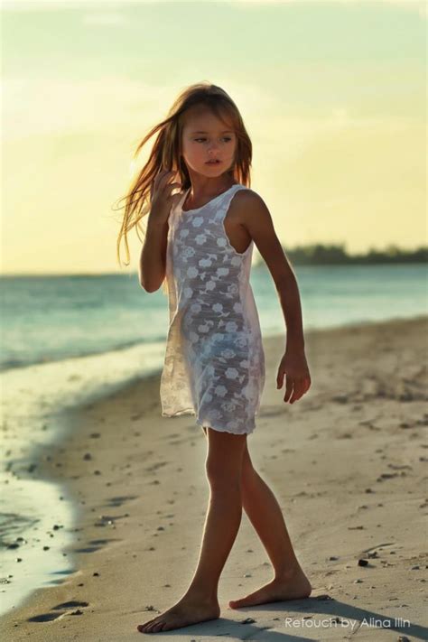 時尚圈內的真正嫩模 俄羅斯最美麗女孩 年僅八歲的 Kristina Pimenova A Day Magazine