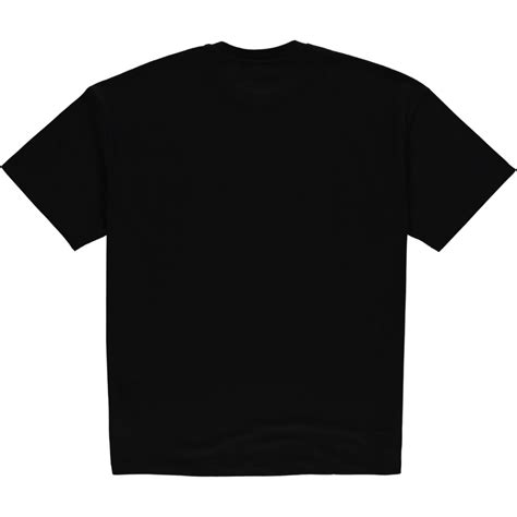 846 Black T Shirt Template Front And Back Png Mockups Design