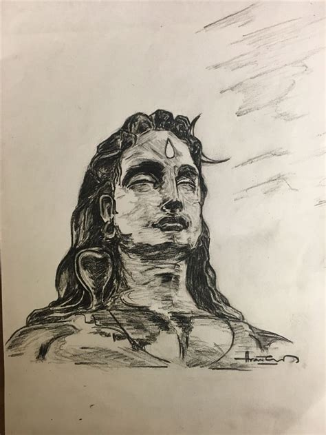 #AdiYogi #shiva | Lord shiva, Lord shiva painting, Shiva sketch