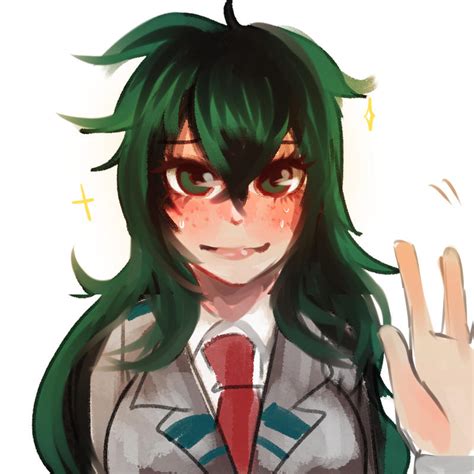 Deku Female Ver By Syreni Desu On Deviantart