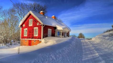 You may crop, resize and customize house images and backgrounds. architecture, House, Window, Snow, Winter, Road, Trees, Clouds, Nature, Sweden, Landscape ...