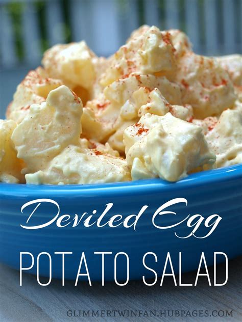 Refrigerate for at least an hour before serving. Deviled Egg Potato Salad Recipe | Delishably
