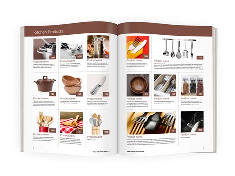 Modern Product Catalog Template A4 Format Size Ready To Be Customized