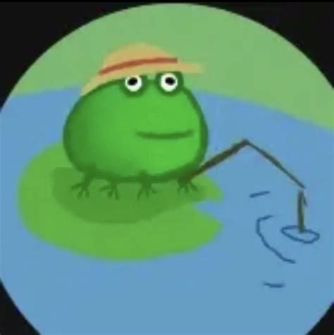 Peppas Frog Goes Fishing Frog Pictures Amazing Frog Frog Meme
