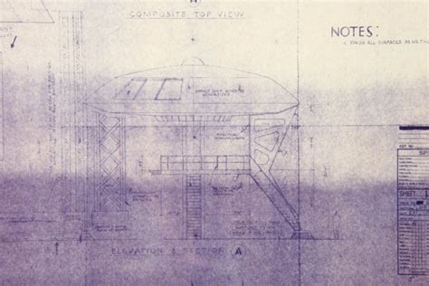 B 9 Robot And Jupiter Ii Blueprints From Lost In Space Lot 675