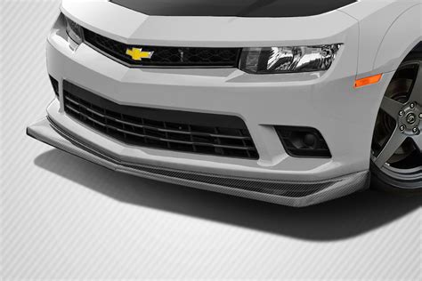 Carbon Fiber Front Lip Add On Body Kit For 2015 Chevrolet Camaro 2014