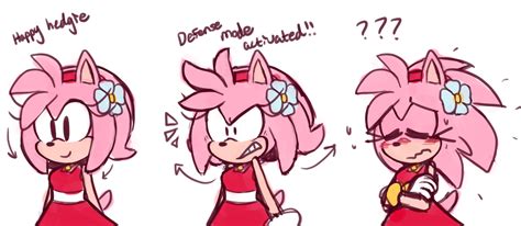 Hair By Sp Rings Amy The Hedgehog Amy Rose Headcanon