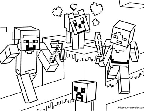 Minecraft ausmalbilder