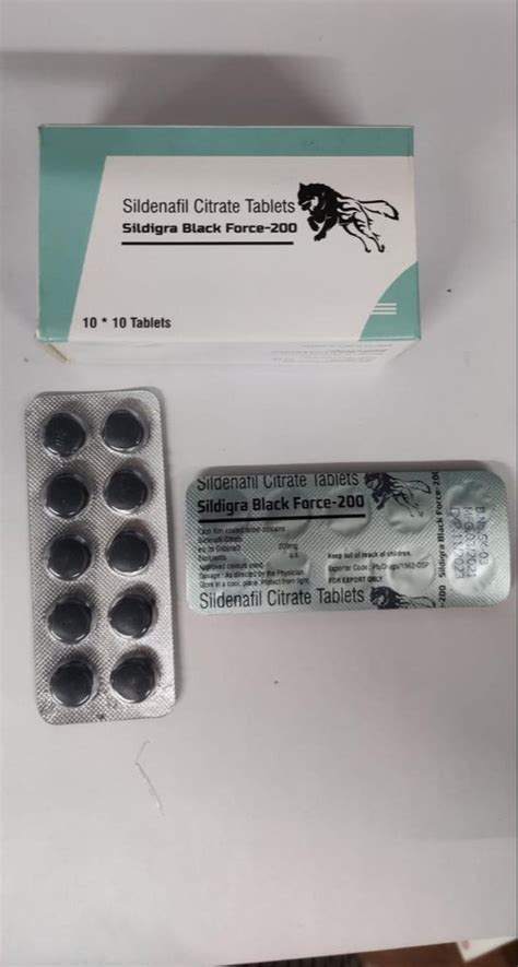 sildigra black force sildenafil citrate tablets 200mg at rs 250 stripe cenforce 100 in mumbai