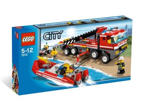 Lego 7213 Off Road Fire Truck And Fireboat