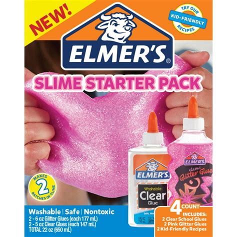 Elmers Slime Kit 4pkg Pink