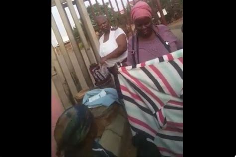 Watch Nurse Tells Woman Giving Birth Outside Clinic To Be Quiet