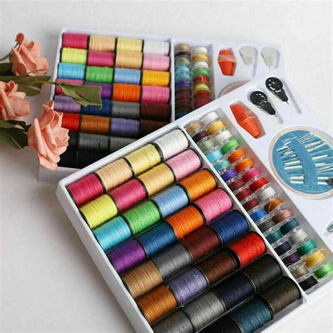 64 Spool Polyester Sewing Thread Set Mixed Color For Household Sewing