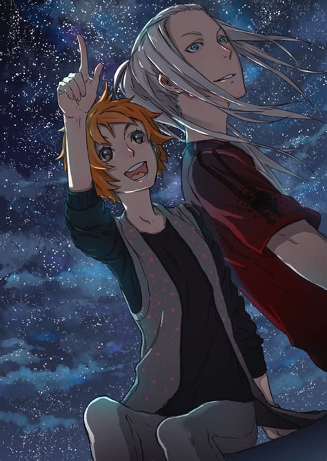 Starry Sky We Heart It Anime Boy And Couple