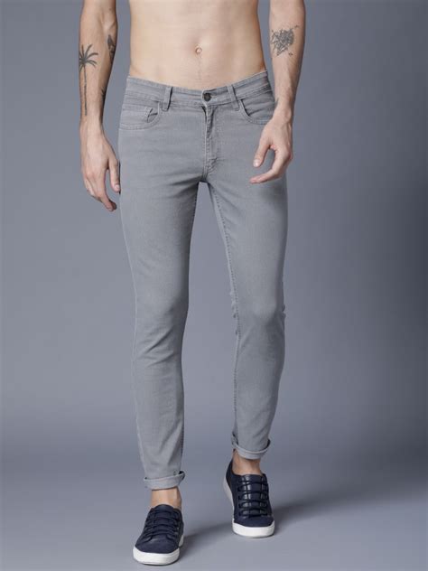 Buy Highlander Light Grey Slim Fit Jeans For Men Online At Best Price