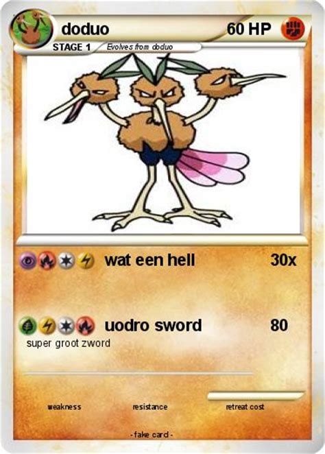 Checkout our buylist on tr. Pokémon doduo 28 28 - wat een hell - My Pokemon Card