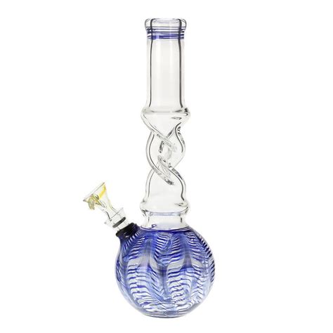 Helix The Second Clear Glass Bong Smoking Outlet