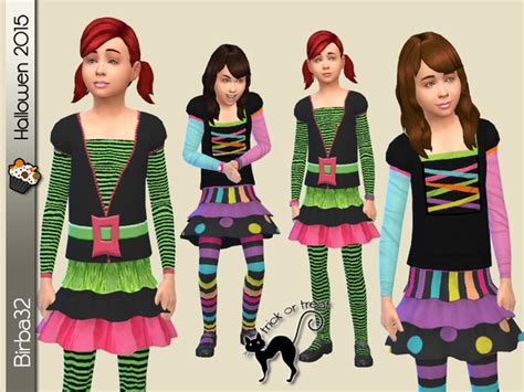 Halloween Kids Costumes By Birba32 At Tsr Sims 4 Updates