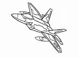 Jet Coloring Fighter Drawing Airplane Printable Plane Aeroplane Getdrawings Military sketch template