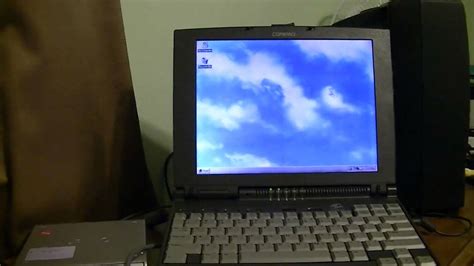 Vintage Compaq Armada 4120 Laptop Youtube