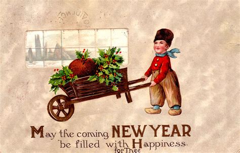 Clearly Vintage Vintage New Years Postcards