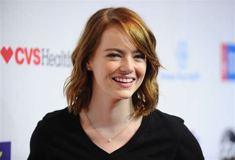 Emma Stone Wears Pussy Bow To Support Hillary Clinton Time